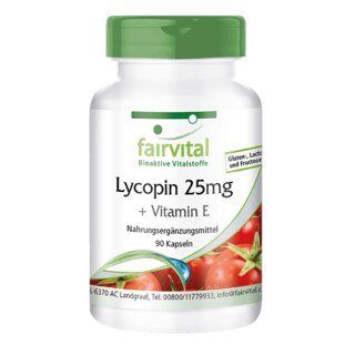 Lycopin 25 mg + Vitamin E - 90 Kapseln/