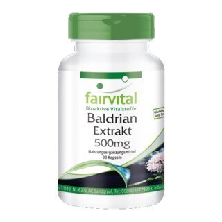 Baldrian Extrakt 500mg - 90 Kapseln/