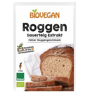 Roggen Sauerteig Extrakt Bio - Biovegan - 30 g/