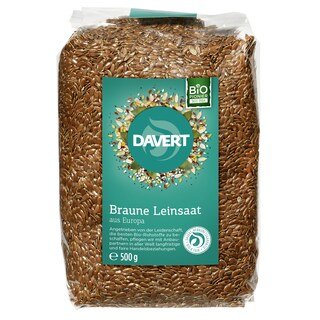 Braune Leinsaat Bio - Leinsamen Davert - 500 g/