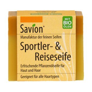 Sport- & Reiseseife - für Haar- und Körperwäsche - Savion - 85 g/