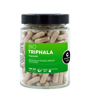 Triphala Kapseln Bio - Cosmoveda - 200 Kapseln/