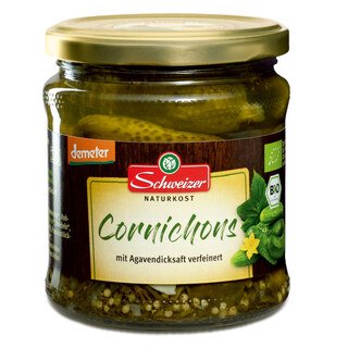 Cornichons Bio Demeter - Schweizer Naturkost - 330 g