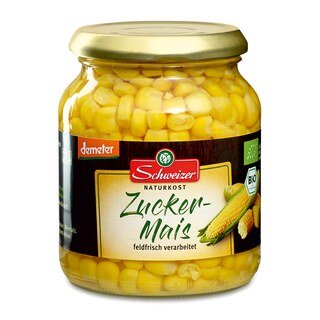 Zucker-Mais Bio Demeter - Schweizer Sauerkonserven - 340 g