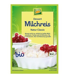 Milchreis Natur Classic Bio - BioVita - 115 g