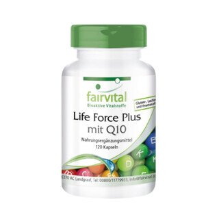 Life Force Plus mit Q10 - 120 Kapseln/