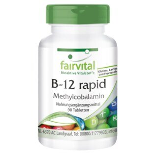 B-12 rapid Methylcobalamin - 90 Tabletten/