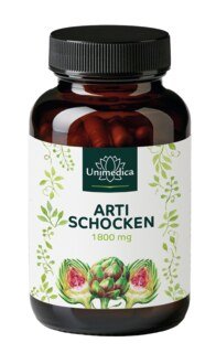 Artischockenextrakt - 1.800 mg pro Tagesdosis (3 Kapseln) - 150 Kapseln - von Unimedica