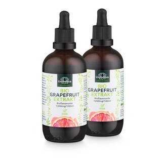 2er-Sparset: Bio Grapefruitkernextrakt - 2600 mg pro Tagesdosis - 2 x 100 ml - von Unimedica/