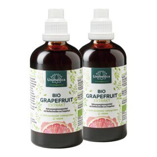 2er-Sparset: Bio Grapefruitkernextrakt - 2600 mg pro Tagesdosis - 2 x 100 ml - von Unimedica/