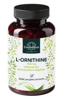 L-ornithine - 500 mg - 120 gélules - par Unimedica