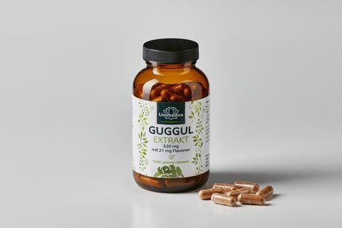 Extrait de guggul - 520 mg - avec 4 % de flavones - 120 gélules - par Unimedica