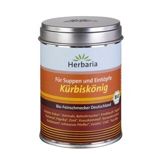 Kürbiskönig für Suppen und Eintöpfe Bio - Herbaria - 90 g