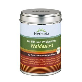 Waldeslust für Pilz- und Wildgerichte Bio - Herbaria - 120 g/