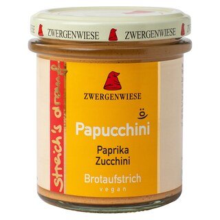 Streichs´s drauf - Papucchini Brotaufstrich Bio - Zwergenwiese - 160 g/