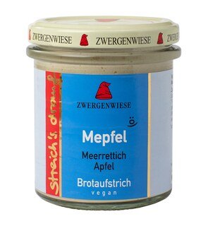 Streich's drauf - Mepfel Brotaufstrich Bio - Zwergenwiese - 160 g/