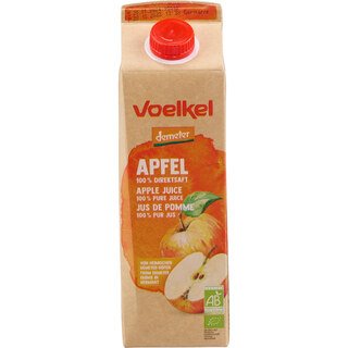 Heimischer Apfelsaft - naturtrüb - demeter-bio - Voelkel - 1 Liter