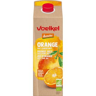 Orangensaft - demeter-bio - Voelkel - 1 Liter - SONDERPREIS kurze Haltbarkeit/