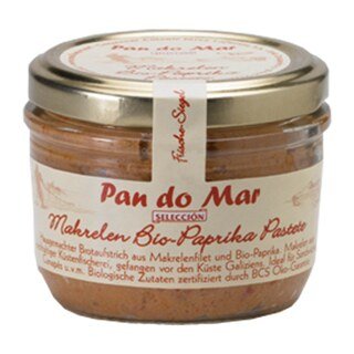 Pan do Mar - Makrelen Bio-Paprika Pastete - 125 g/