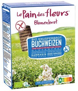 Bio Knusperbrot Buchweizen - Le Pain des fleurs Blumenbrot - 150 g/