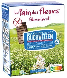 Bio Knusperbrot Buchweizen - Le Pain des fleurs Blumenbrot - 150 g