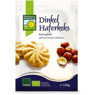 Dinkel Haferkeks bio - Bohlsener Mühle - 125 g