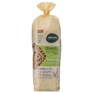 Dinkel Maccaroni kurz hell demeter-bio - Naturata - 500 g/