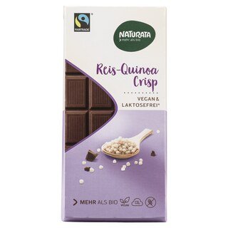 Reis-Quinoa Crisp Schokolade bio - Naturata - 100 g