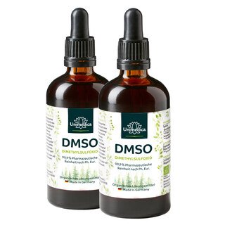 Doppelpack: DMSO 99,99 %  - 100 ml - von Unimedica/