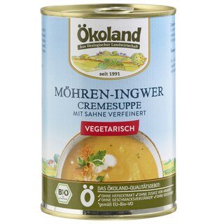 Möhren-Ingwer Cremesuppe bio - Ökoland - 400 g/