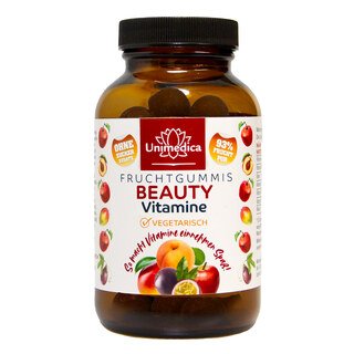 Beauty Vitamine für Haut, Haare und Nägel - Fruchtgummis - 60 Gummis - von Unimedica/