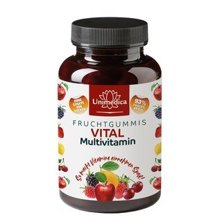 Vital - Multivitamin - Fruchtgummis - vegan - 60 Gummis - von Unimedica/