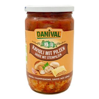 Ravioli mit Pilzen bio - Danival - 670 g/