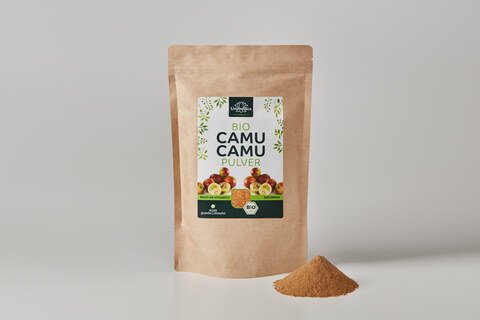 Bio Camu Camu Pulver - mit 178 mg Vitamin C pro Tagesdosis (5 Messlöffel) - 500 g - von Unimedica