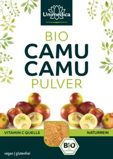 Bio Camu Camu Pulver - mit 178 mg Vitamin C pro Tagesdosis (5 Messlöffel) - 500 g - von Unimedica