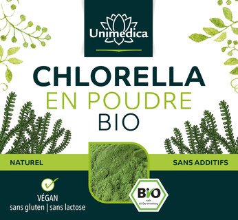 Chlorella bio en poudre - 250 g  par Unimedica