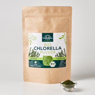 Organic Chlorella Powder - 250 g - laboratory-tested and all-natural - from Unimedica