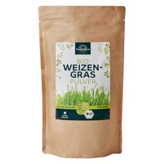 Organic Wheatgrass Powder  from Germany - 100 % all-natural - 500 g - from Unimedica/
