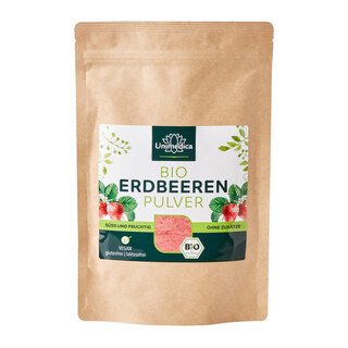 Poudre de fraise BIO - naturel  100 g - végan - par Unimedica/