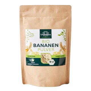 Bio Bananen Pulver - naturrein - milde Süße - 250 g - vegan - von Unimedica/