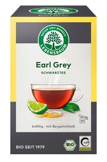 Earl Grey Bio-Schwarztee - Lebensbaum - 20 Beutel/