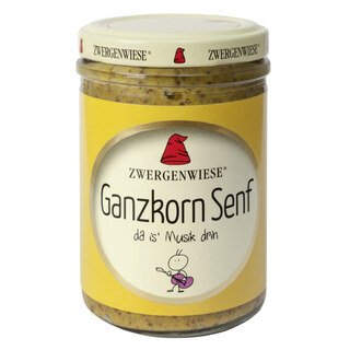 Ganzkorn Senf bio - Zwergenwiese - 160 ml/