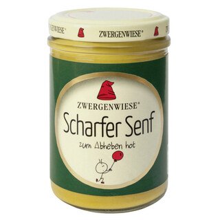Scharfer Senf bio - Zwergenwiese - 160 ml/
