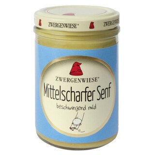 Mittelscharfer Senf bio - Zwergenwiese - 160 ml