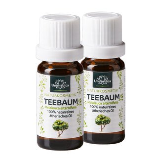 Set: 2x Teebaumöl- ätherisches Öl - 10 ml - von Unimedica/