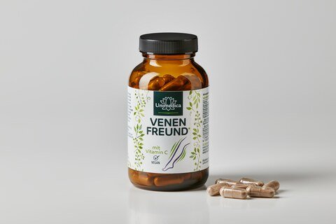 Venenfreund* - Komplex mit Vitamin C - 120 Kapseln - von Unimedica