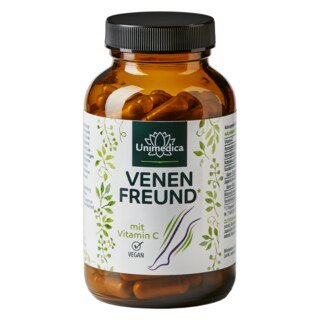 Venenfreund* - Komplex mit Vitamin C - 120 Kapseln - von Unimedica/