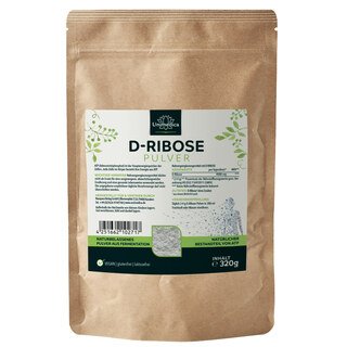 D-Ribose Pulver - 4000 mg pro Tagesdosis - 320 g - von Unimedica/