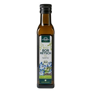 Organic Borage Oil, virgin - all-natural - cold-pressed - 250 ml - from Unimedica