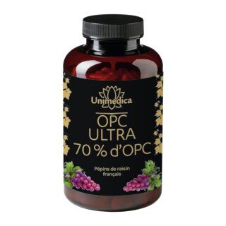 OPC Ultra - avec 700 mg d'OPC pur par dose journalière  240 gélules - par Unimedica